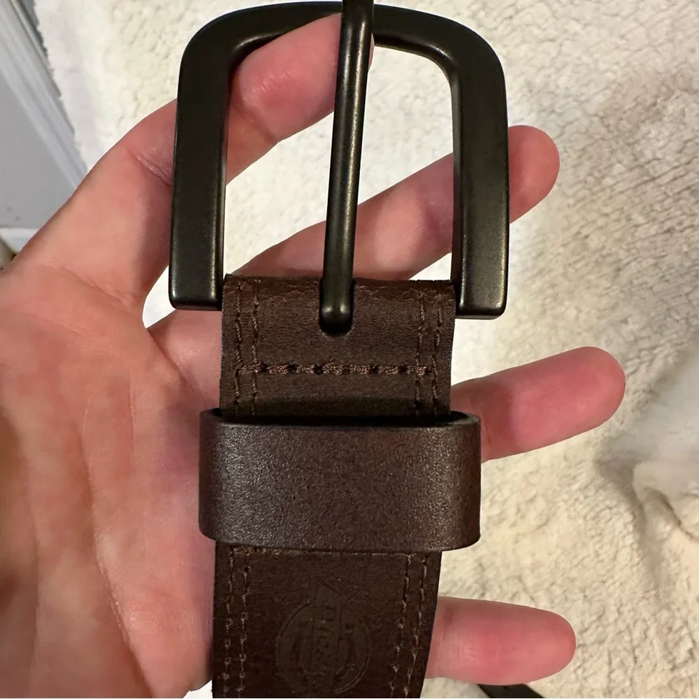 Dickies Men’s Brown Genuine Leather Casual Brown Belt Size 40